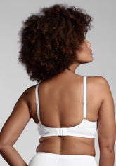 50 Cotone sulla Pelle wireless bra - White - Bianco | Lepel