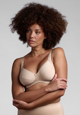 50 Cotone sulla Pelle wireless bra - Blush - Fard | Lepel