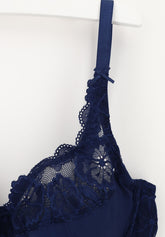 Balconetto con Ferretto 255 Belseno Pizzo - Blu - Blu | Lepel