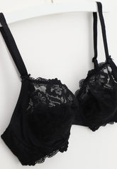 Reggiseno senza ferretto 250 Belseno Pizzo - Nero - Nero | Lepel