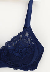 250 Belseno Pizzo wireless bra - Blue - Blu | Lepel