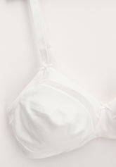 Reggiseno senza ferretto 270 Cotone sulla Pelle - Bianco - Bianco | Lepel