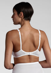 Reggiseno Incrociato senza ferretto Elettra Classic - Bianco - Bianco | Lepel