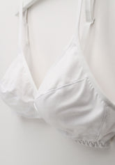 Reggiseno Incrociato senza ferretto Elettra Classic - Bianco - Bianco | Lepel