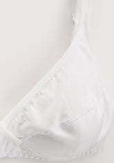 Reggiseno Incrociato senza ferretto Elettra Classic - Bianco - Bianco | Lepel