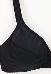 Reggiseno Incrociato senza ferretto Elettra Classic - Nero - Nero | Lepel