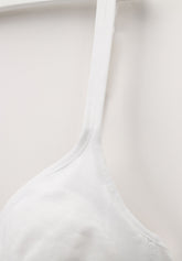 Reggiseno senza ferretto con Lunetta Karen Simply Cotone - Bianco - Bianco | Lepel