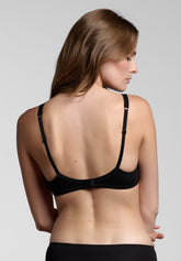 Linda Simply Cotone preformed wireless brassiere - Black - Nero | Lepel