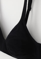 Linda Simply Cotone preformed wireless brassiere - Black - Nero | Lepel