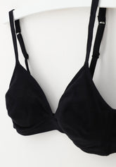 Reggiseno Triangolo senza ferretto Megan Simply Cotone - Nero - Nero | Lepel