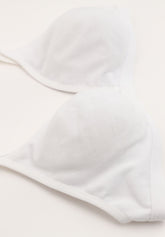 Reggiseno Triangolo senza ferretto Preformato Jennie Simply Cotone - Bianco - Bianco | Lepel