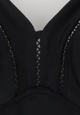 Body senza ferretto Preformato Dafne Classic - Nero - Nero | Lepel