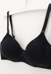 Reggiseno senza ferretto Preformato 350 Belseno Segreto Cotton - Nero - Nero | Lepel