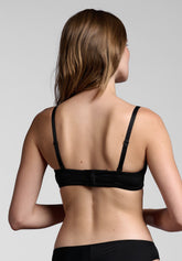 Reggiseno Fascia Imbottita con Ferretto Elegance - Nero - Nero | Lepel