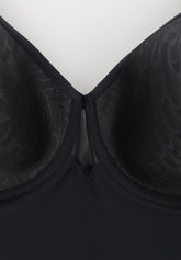 Body con Ferretto Preformato Spacer 804 Moon - Nero - Nero | Lepel