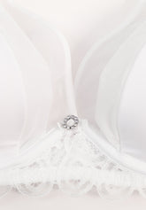 Reggiseno Balconcino con Ferretto Imbottito a Vela 485 Belseno Soirée - Bianco - Bianco | Lepel