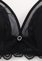 Reggiseno Balconcino con Ferretto Imbottito a Vela 485 Belseno Soirée - Nero - Nero | Lepel