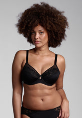 Reggiseno Balconcino con Ferretto 461 Belseno Allure - Nero - Nero | Lepel