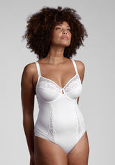 464 Belseno Allure underwire bodysuit - White - Bianco | Lepel