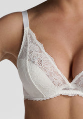 Reggiseno Balconcino con Ferretto Imbottito in Pizzo Elasticizzato 495 Belseno Essere - Seta - Seta | Lepel