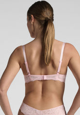 Reggiseno Balconcino con Ferretto Imbottito in Pizzo Elasticizzato 495 Belseno Essere - Rosa - Candy rose | Lepel