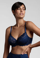 Balconcino con Ferretto 251 Belseno Pizzo - Blu - Blu | Lepel