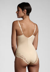 Body senza ferretto 254 Belseno Pizzo - Fard - Fard | Lepel