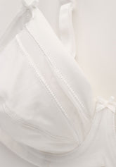271 Cotone sulla Pelle preformed balcony bra - White - Bianco | Lepel