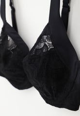 Reggiseno Balconcino con Ferretto 231 Belseno Dolcepizzo - Nero - Nero | Lepel