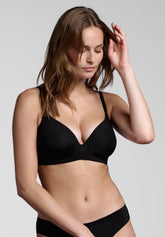 Balconcino con Ferretto Imbottito 2603 Avantgarde Soft Touch - Nero - Black | Lepel