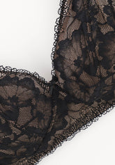 Reggiseno senza ferretto 700 Belseno Romance - Nero - Nero | Lepel