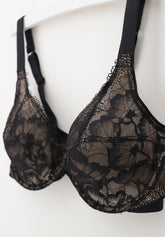 Reggiseno con Ferretto 701 Belseno Romance - Nero - Nero | Lepel