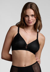 Reggiseno senza ferretto Preformato Spacer 800 Moon - Nero - Nero | Lepel