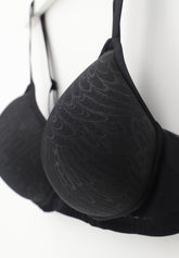 Reggiseno senza ferretto Preformato Spacer 800 Moon - Nero - Nero | Lepel