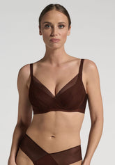 Reggiseno LepelBra con ferretto Spacer 301 Belseno Tesoro - Cacao - Cacao | Lepel