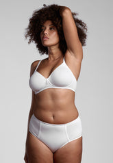 Slip Vita Alta 356 Belseno Segreto Cotton - Bianco - Bianco | Lepel
