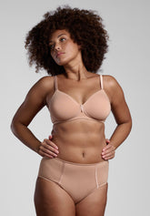 Slip Vita Alta 356 Belseno Segreto Cotton - Nudo - Nude | Lepel