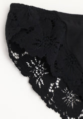 Slip 453 Belseno Pizzo Cotton - Nero - Nero | Lepel