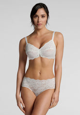 Culotte in Pizzo Elasticizzato 496 Belseno Essere - Seta - Seta | Lepel