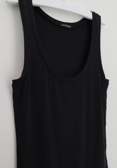 Avantgarde Essential wide-shoulder tank top - Black - Nero | Lepel