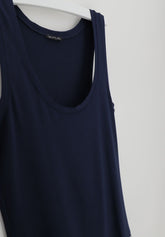 Avantgarde Essential wide-shoulder tank top - Blue - Blu | Lepel