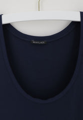 Avantgarde Essential wide-shoulder tank top - Blue - Blu | Lepel