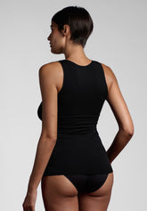 Avantgarde Essential wide-shoulder tank top - Black - Nero | Lepel