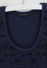 Avantgarde Essential wide-shoulder tank top - Blue - Blu | Lepel