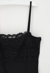 Canotta Spallina Stretta Avantgarde Essential - Nero - Nero | Lepel