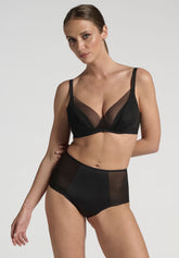 Slip Vita Alta Panties 306 Belseno Tesoro - Nero - Nero | Lepel