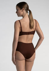 High Waist Briefs Panties 306 Belseno Tesoro - Cocoa - Cacao | Lepel