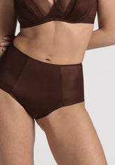High Waist Briefs Panties 306 Belseno Tesoro - Cocoa - Cacao | Lepel