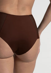 High Waist Briefs Panties 306 Belseno Tesoro - Cocoa - Cacao | Lepel