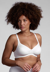 Reggiseno senza ferretto 650 Cotone sulla Pelle - Bianco - Bianco | Lepel